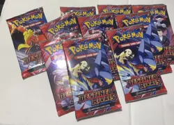 Pokemon TCG Scarlet & Violet Destined Rivals 10 Sealed Booster Packs English Lot - Image 3