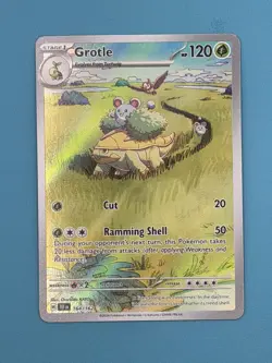 Pokemon TCG Grotle 164/162 Temporal Forces Holo Illustration Rare - Image 2