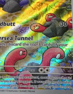 PRINT ERROR Wugtrio 224/091 SV: Paldean Fates Illustration Rare Pokemon TCG NM/M - Image 3
