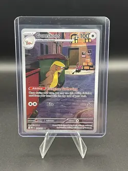 Gumshoos 153/132 Me01: Mega Evolution Illustration Rare Holo 100 HP Pokemon TCG - Image 1
