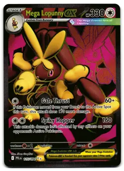 Mega Lopunny ex 115/094 - 🌊 Phantasmal Flames Ultra Rare Pokemon TCG 🖤 - M/LP - Image 1