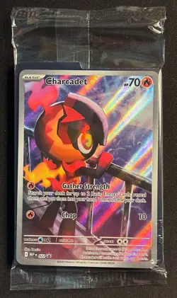 Charcadet 022 - 🌊 Black Star Promo Phantasmal Flames Pokemon TCG 🖤 - SEALED - Image 1