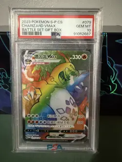 Pokemon 2023 S-P CS Charizard VMAX Battle Set Gift Box #079 PSA GEM MINT 10 - Image 1