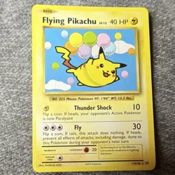 The Pokemon Company Flying Pikachu 110/108 Evolutions Secret Rare Holo - Image 1