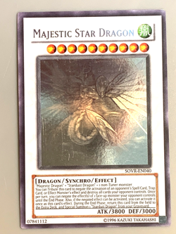 yugioh Majestic Star Dragon SOVR-EN040 Ghost Unlimited Edition Near Mint - Image 2