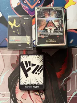 One Piece TCG OP13 IMU Deck COMPETITIVE READY w/sleeves - Image 1