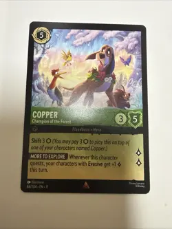 Disney Lorcana Winterspell Copper - Champion of the Forest 84/204 NM Rare - Image 1