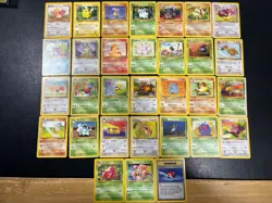 1999 Jungle Near Complete Common/Uncommon Set 31 Pokemon Cards No Duplicates!!! - Image 1