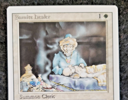 Samite Healer MTG Revised Edition MINT, never played (DS3D1K7) - Image 3