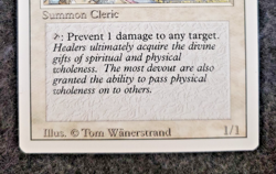 Samite Healer MTG Revised Edition MINT, never played (DS3D1K7) - Image 5