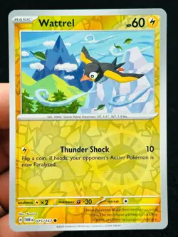 Wattrel 075/167 Reverse holo - LP-NM - Pokemon TCG Card - Teeziro - Image 1