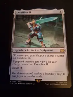 MTG FINAL FANTASY EXCALIBUR II RARE - Image 1