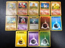 1999 Base Set WOTC Bundle Set 13 Vintage Pokemon Cards No Duplicates!! - Image 1