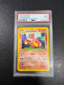 WOTC 2002 Vintage Pokemon Card Legendary Collection Charmeleon Graded PSA 9 MINT - Image 1