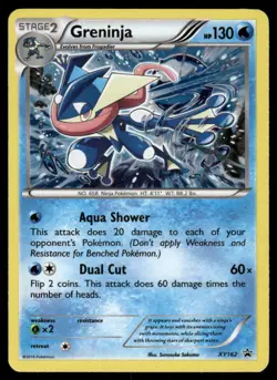 Pokemon Cards Greninja XY162 XY Promo Holo Promo LP - Image 1