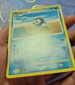 Piplup 71/100 Majestic Dawn Pokemon Card NM - Image 3