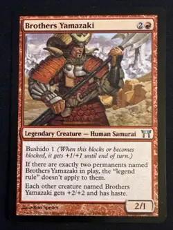 1x Brothers Yamazaki (160b) Champions of Kamigawa LP MTG Magic x1 MKE - Image 1