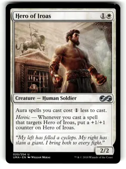Hero of Iroas 20 Uncommon Ultimate Masters Magic: The Gathering Near Mint - Image 1