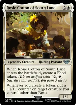 X 1 Rosie Cotton of South Lane NM-M LTR 027 MTG Magic The Gathering - Image 1