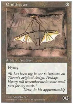 Ornithopter - Light Play MTG 5th Edition - Image 1