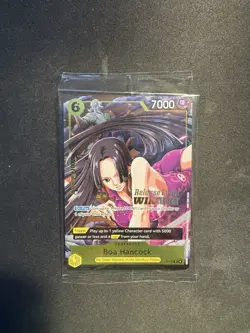 One Piece Boa Hancock Pre Release Event Winner P-115 Sealed Holo Stamp Op-15 - Image 2