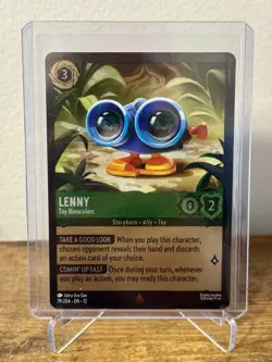 Lorcana Cold Foil - Lenny - Toy Binoculars 79/204 - Wilds Unknown - Image 1