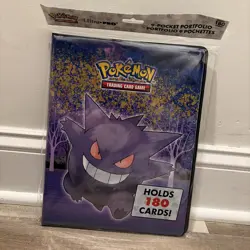 Ultra Pro Binder Pokemon TCG Gengar Haunted Hollows 9 Pocket 180 Cards - Image 1