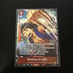 Bandai One Piece CCG Monkey.D.Luffy Character Card OP14-013 - Image 1