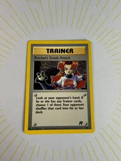 Rocket's Sneak Attack 72/82 Non Holo Rare Trainer Pokemon Card NM/LP ✨ - Image 2