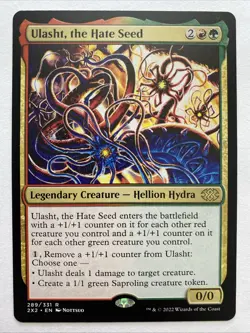 x1 Ulasht, the Hate Seed R MTG Double Masters 2022 NM, English - Image 1