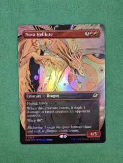 MTG Nova Hellkite (Borderless) FOIL Edge of Eternities Foil Magic 309 - Image 3