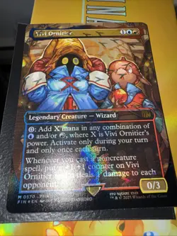 MTG Chocobo Foil Vivi Ornitier (Borderless) Final Fantasy On Hand Pack Fresh!! - Image 2