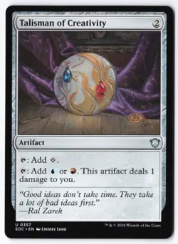Talisman of Creativity 357 Commander: Secrets of Strixhaven - Image 1