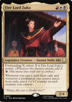 Fire Lord Zuko 221 TLA Avatar: The Last Airbender R - Image 1