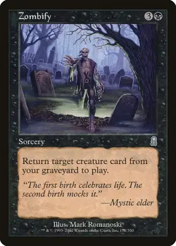 MTG Odyssey --- ZOMBIFY --- Uncommon! NM! Magic the Gathering! - Image 3