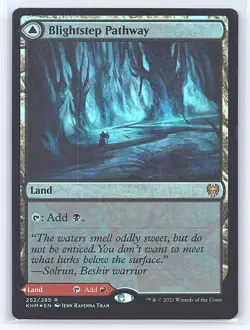 BLIGHTSTEP PATHWAY 252 RARE KALDHEIM MAGIC: THE GATHERING FOIL NM - Image 1