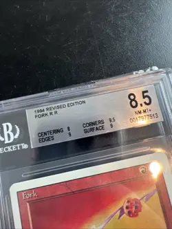 Revised Fork BGS 8.5 Graded Magic MTG (0419) -magicgraders- - Image 2