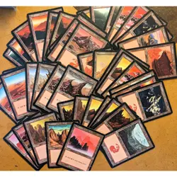 Vintage Old 93/97 Border Basic Land Lot 250+ MTG Magic The Gathering MP/HP *READ - Image 4