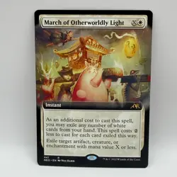March of Otherworldly Light 441 Borderless Nils Hamm Kamigawa Neon Dynasty MTG - Image 2