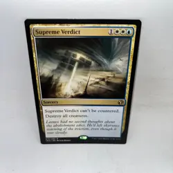 Supreme Verdict 210 Rare Iconic Masters Magic: The Gathering Lightly Played - Image 1