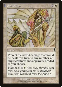 Embolden 22/350 Common FOIL Odyssey MTG Lightly Played - Image 1