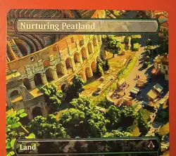 MAGIC MTG: * NURTURING PEATLAND* ACR 0114 - BORDERLESS, RARE, LAND - Image 2