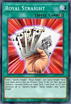 Royal Straight BLCR-EN002 1st ED Yu-Gi-Oh! ULTRA RARE - Image 1