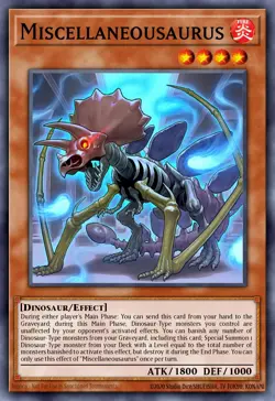 Miscellaneousaurus RA04-EN022 1st ED Yu-Gi-Oh! ULTRA RARE - Image 1