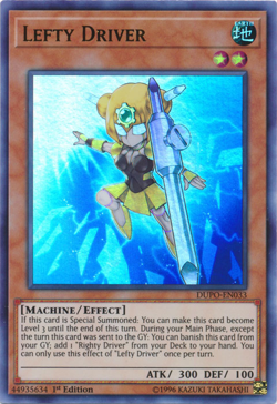 Lefty Driver [DUPO-EN033] Ultra Rare Near Mint 1st Edition - Yugioh single - Image 1