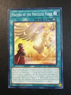 Yu-Gi-Oh Prayers Of The Voiceless Voice PHNI-EN066 1st Edition Common Card NM - Image 1