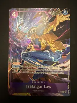 One Piece Trafalgar Law P-093 (Illustration Box 6) Alt Art Promo NM - Image 1