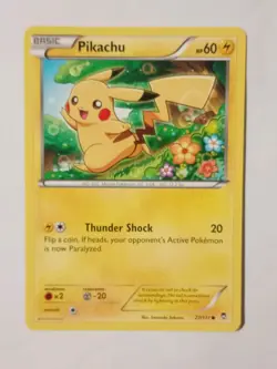 POKEMON CARD PIKACHU 27/111 IN GOOD CONDITION 2014 - Image 1