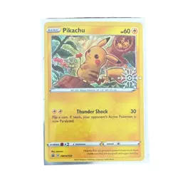 Pikachu SWSH153 Holiday Calendar SWSH: Sword & Shield Promo Cards Mint Cond. - Image 1