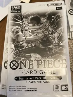 ONE PIECE Card Game Tournament Pack 2025 Vol. 3 Sealed English - ONE SEALED PACK - Image 1